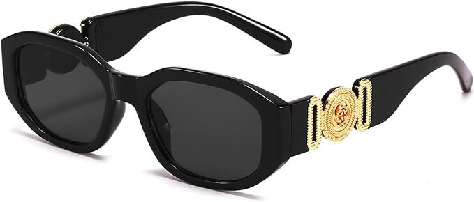 BUTABY Rectangle Sunglasses for Women Retro Driving Glasses 90’s Vintage Fashion Irregular Fram... | Amazon (US)