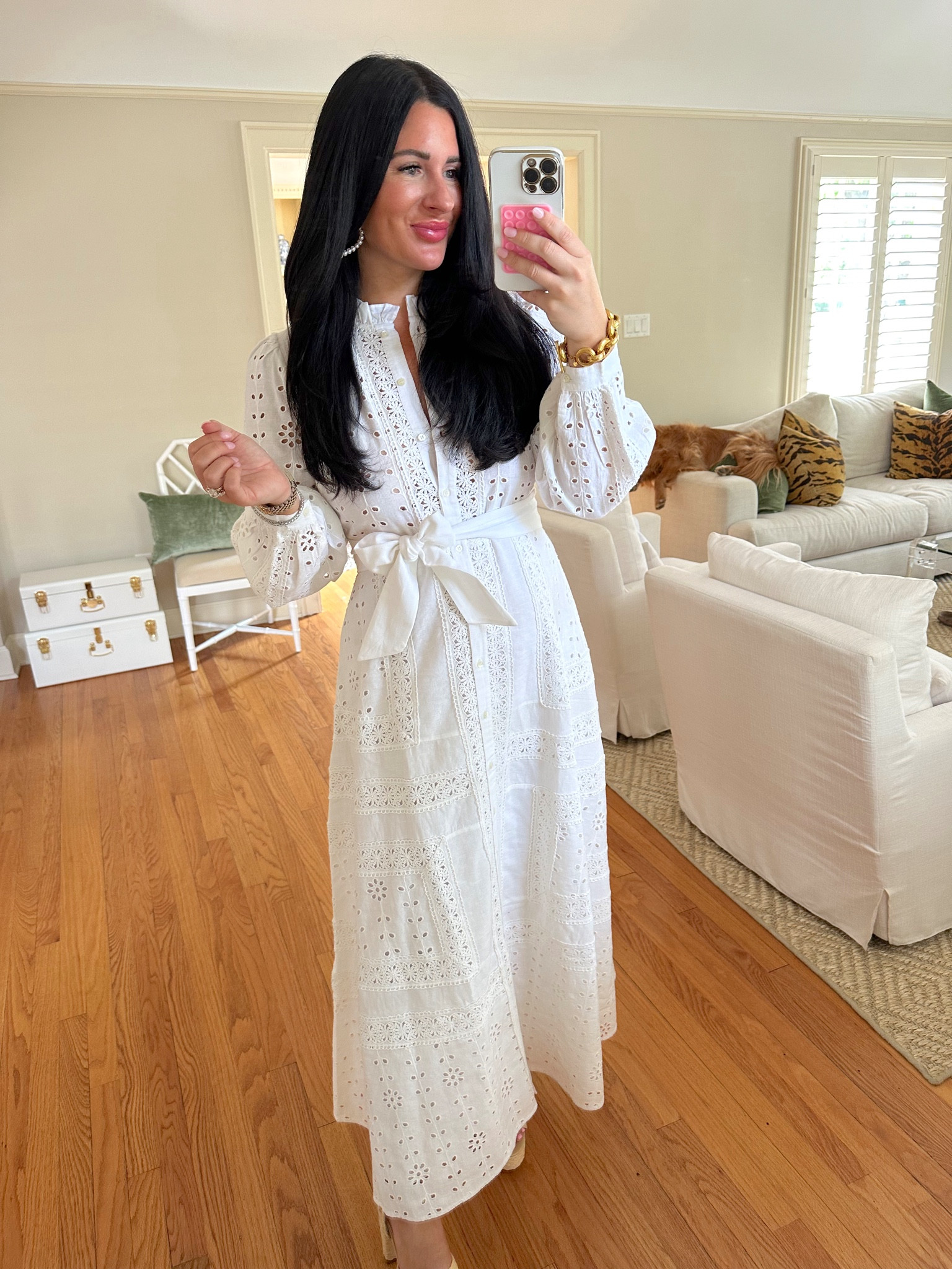 plus size lace sheath wedding dress Plus Size Lace Custom Half Sleeve High Back Wedding Dress main image 1