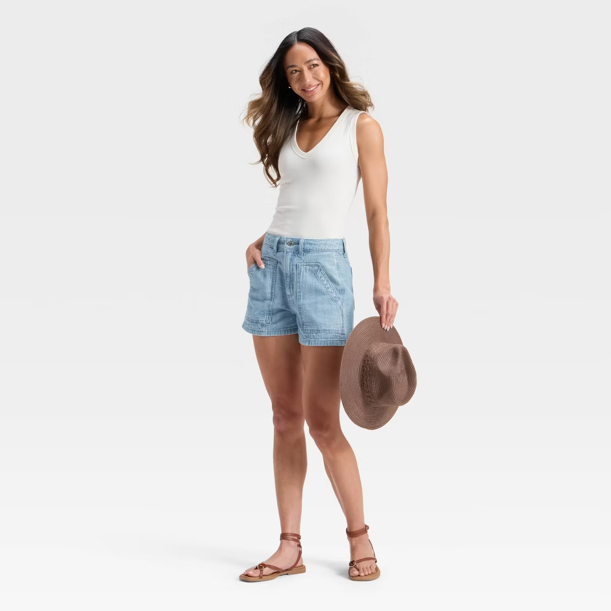 Women's High-Rise Utility Denim Shorts - Universal Thread™ | Target