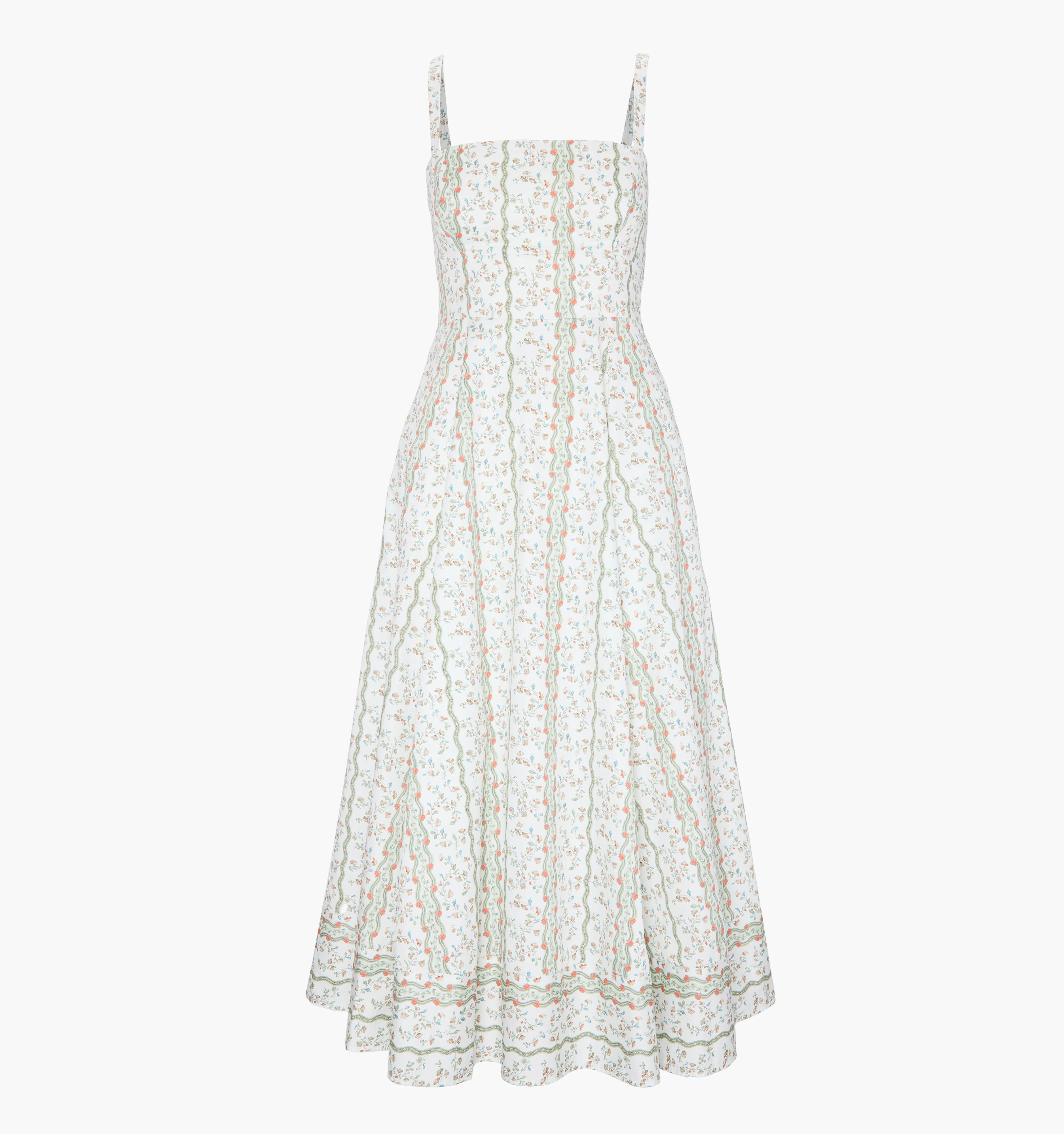 The Margot Dress | Green Provence Floral / XXS | 100% Cotton | Hill House Home | Hill House Home US