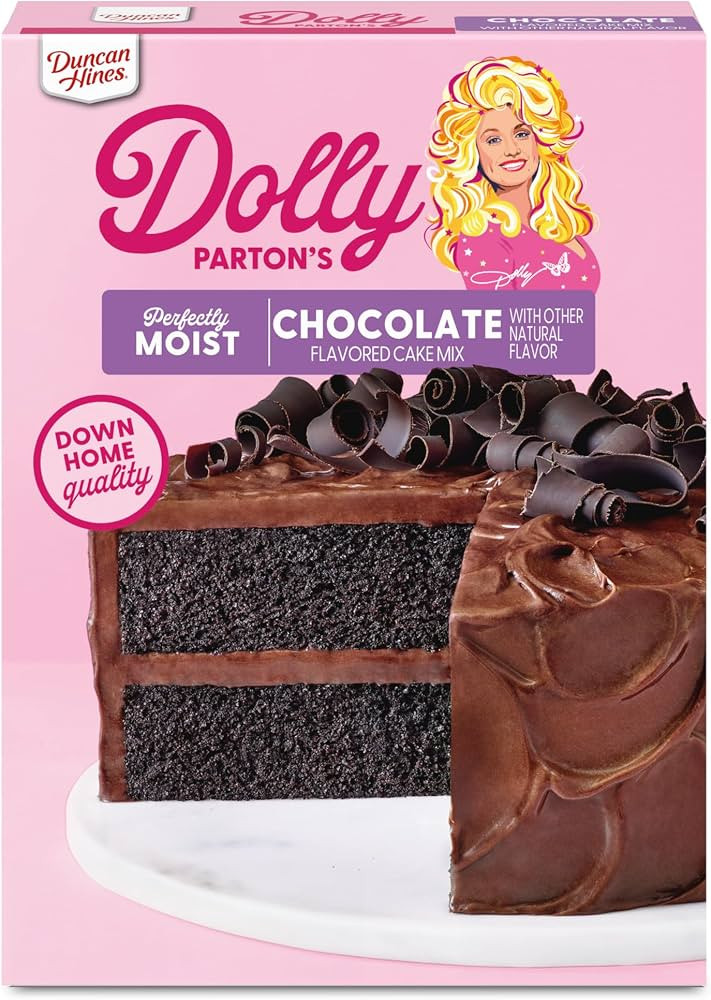 Duncan Hines Dolly Parton's Favorite Chocolate Flavored Cake Mix, 15.25 oz. | Amazon (US)