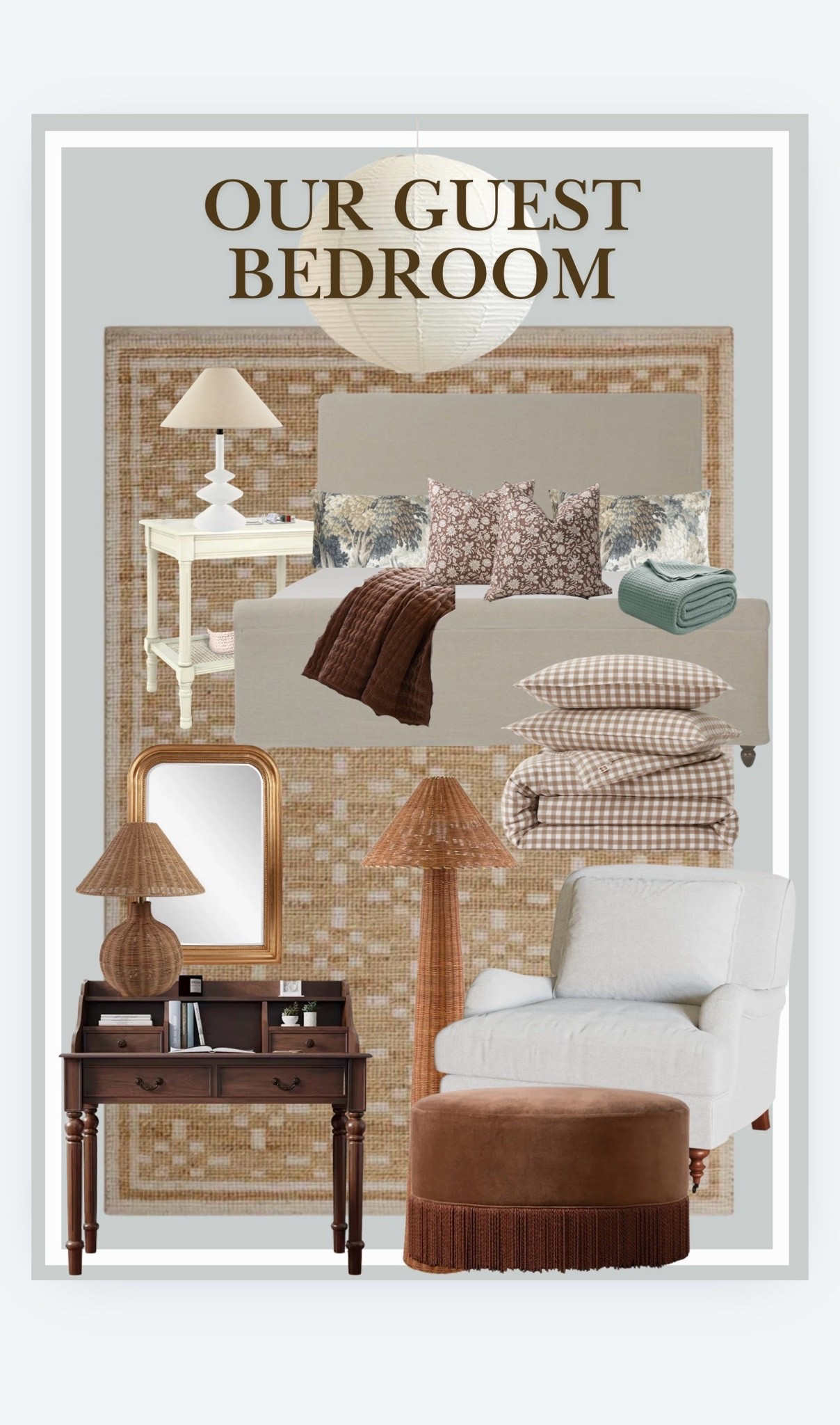 Guest bedroom with nightstand

#LTKHome #LTKSaleAlert
