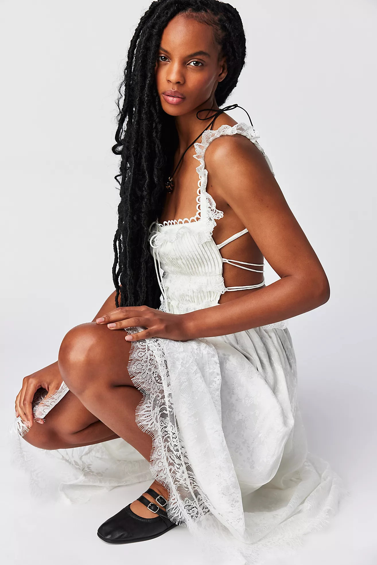 For Love & Lemons Deane Midi Dress | Free People (Global - UK&FR Excluded)
