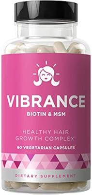 Vibrance Hair Growth Vitamins – Grow Hair Faster, Healthier & Stronger Length, Beautiful Locks ... | Amazon (US)