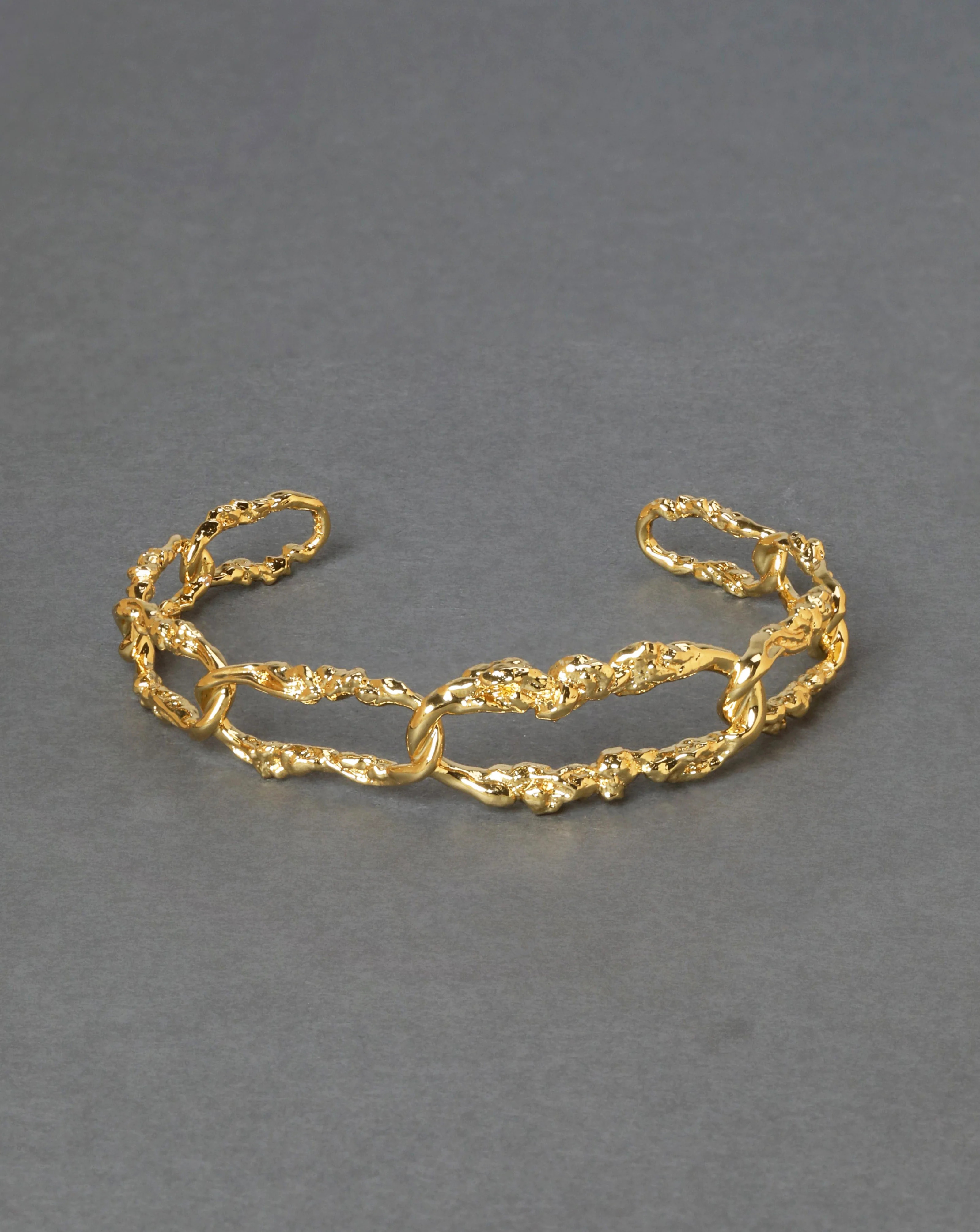 Small Cuff Bracelet - Textured Gold Bracelet | ALEXIS BITTAR | Alexis Bittar
