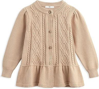 Simplee kids Baby Girls' Fall Winter Cardigan Sweaters Coats Outfits for Toddlers | Amazon (US)