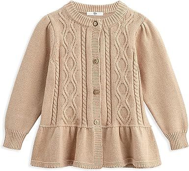 Simplee kids Baby Girls' Fall Winter Cardigan Sweaters Coats Outfits for Toddlers | Amazon (US)