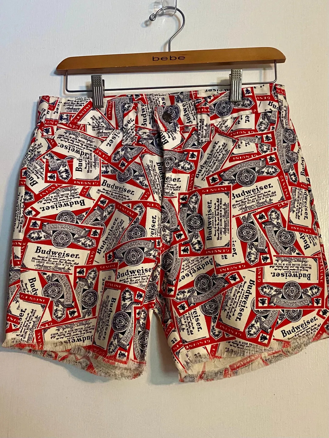 Budweiser Vintage Logo High Rise Unisex Shorts / vintage clothing / retro gender neutral clothing... | Etsy (US)