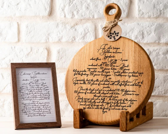 Recipe Cutting Board With Handle Personalized Cutting Boards | Etsy | Etsy (US)