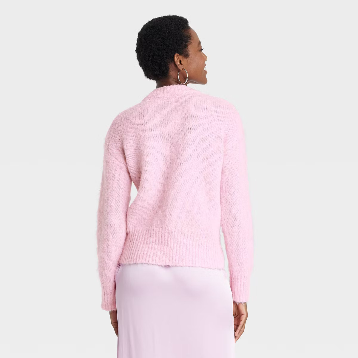 Women's Crewneck Brushed Pullover Sweater - A New Day™ | Target