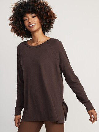 Long-Sleeve Loose Tunic T-Shirt for Women | Old Navy (US)