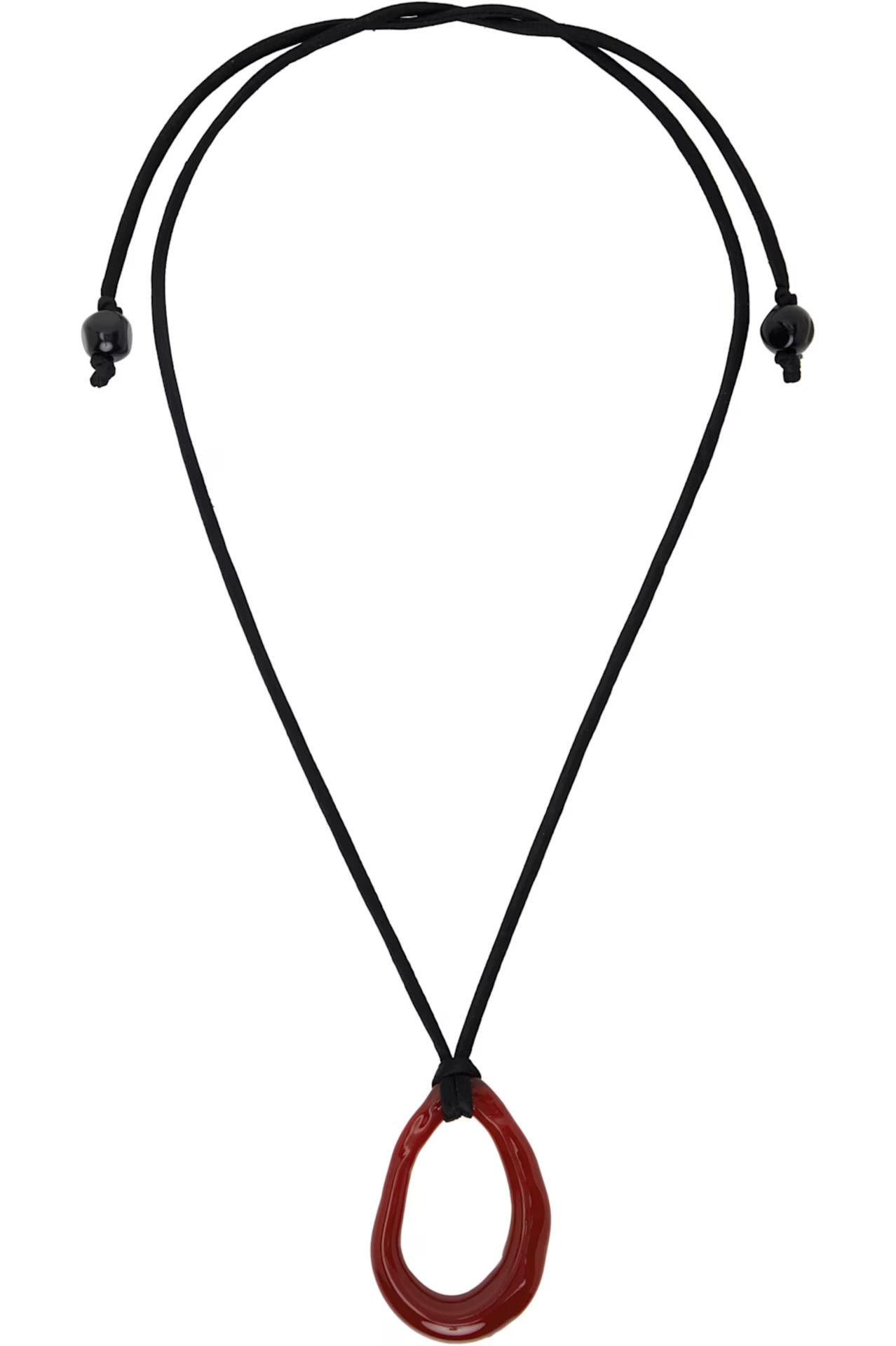 Ayllón - Black & Red Galatea Necklace | SSENSE