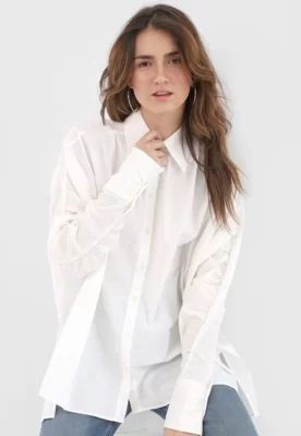 Camisa Colcci Alongada Off-White | Dafiti (BR)
