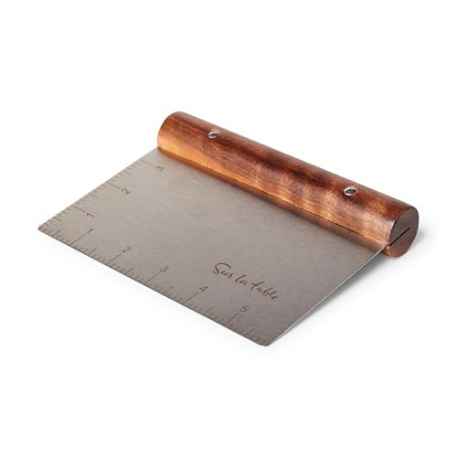 Sur La Table Walnut Bench Scraper, Stainless Steel | Amazon (US)