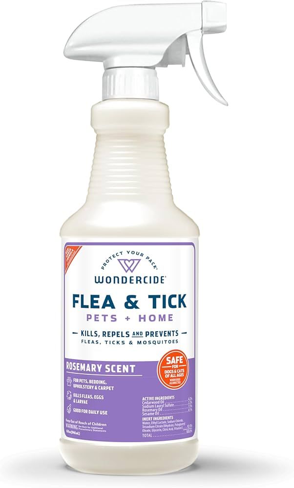 Wondercide - Flea, Tick & Mosquito Spray for Dogs, Cats, and Home - Killer, Control, Prevention, ... | Amazon (US)