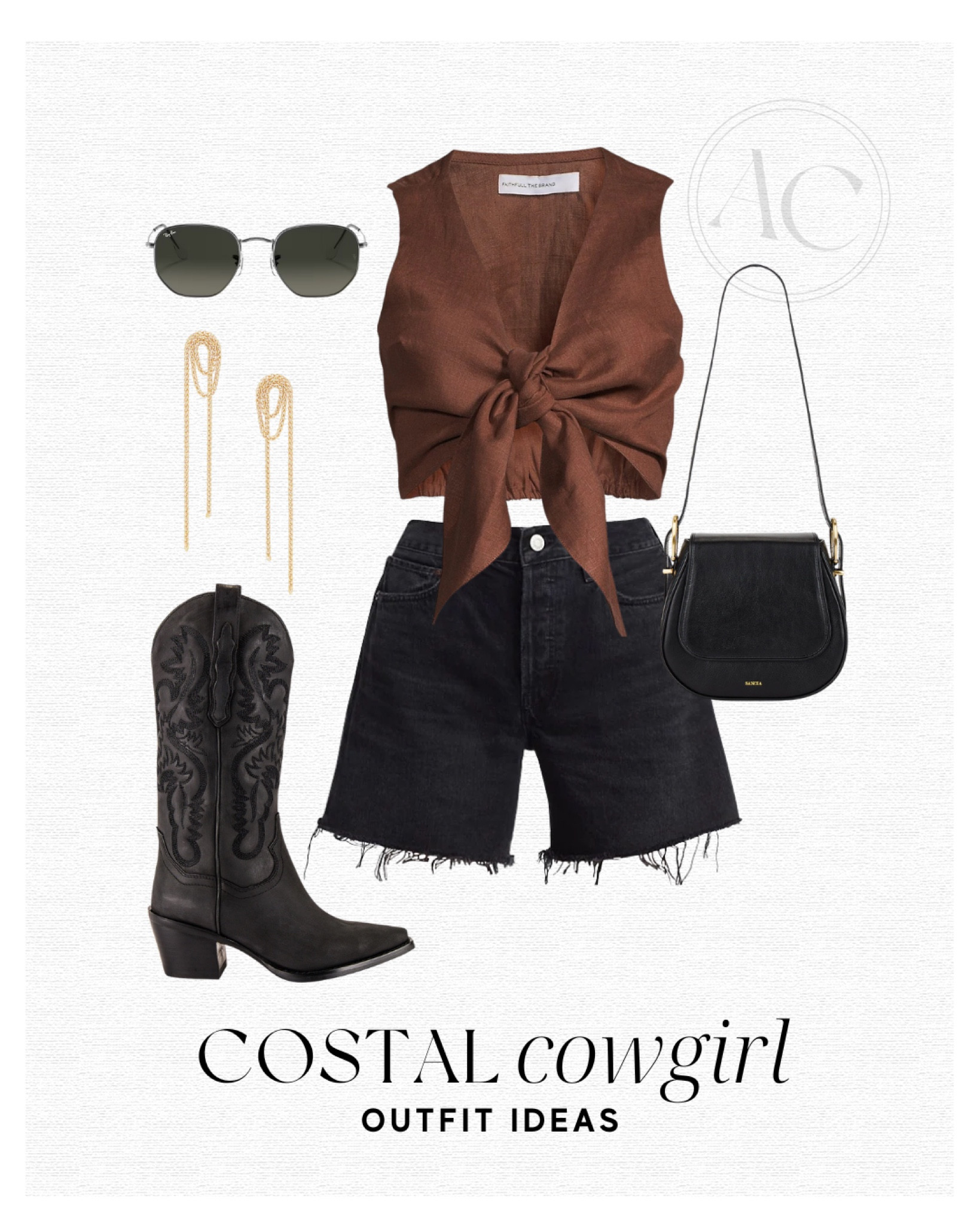 Costal Cowgirl outfit idea & country concert outfit idea for this summer!🍻
FT: cowboy boots outfit / colorful cowboy boots / costal cowgirl aesthetic / concert outfits / cowboy hat / summer fashion 2023 / long denim shorts / casual outfits / 

#LTKunder50 #LTKU #LTKSeasonal