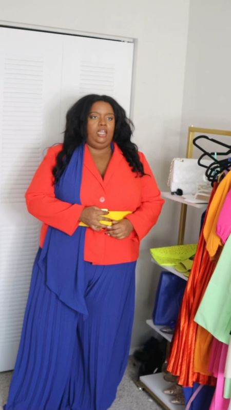 I love a good “boss babe” “grown woman” look. Especially for the plus size girlies who love color. 

Jumpsuit: @eloquii 
Blazer and shoes: @macys 
Belt: @shopgarnerstyle 

Look is linked in my LTK - some items are old and I linked similar items 

(This sound cracks me up every time 😂)
#plussizebody #plussizeoutfit #plussizefashion

#LTKworkwear #LTKstyletip #LTKplussize