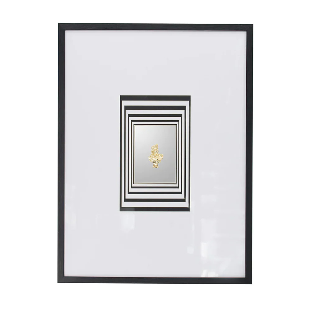 Framed Gold Bust | Modern Locke