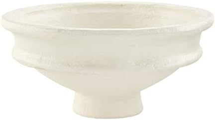 Mud Pie Paper Mache Pedestal Bowl, Pedestal, 6" x 12" dia | Amazon (US)