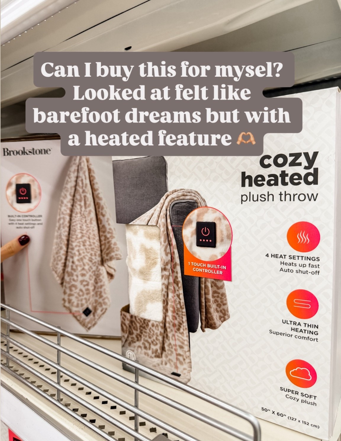 This looks like barefoot dreams but a way lower price pointed and it’s heated! 👏🏼 Perfect to have around for the winter season! 

Loverly Grey, Target, home decor, throw, heated blanket, fuzzy blanket, favorite things party 

#LTKHome #LTKGiftGuide