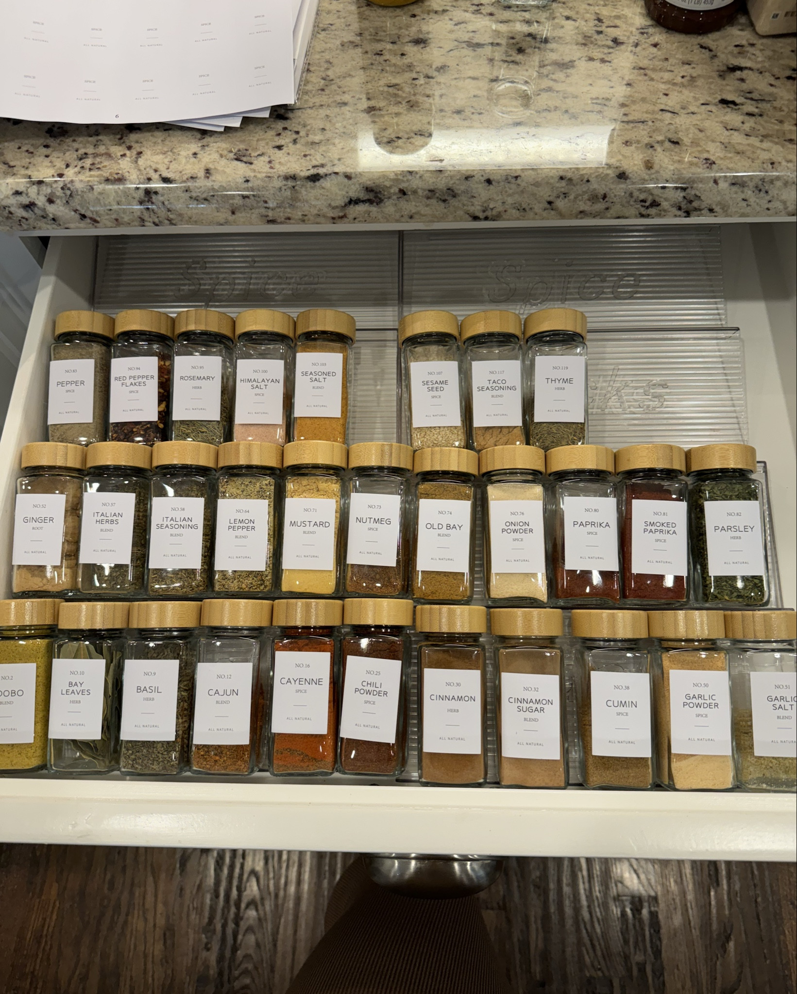 Kitchen spices nice and organized 

#LTKHome
