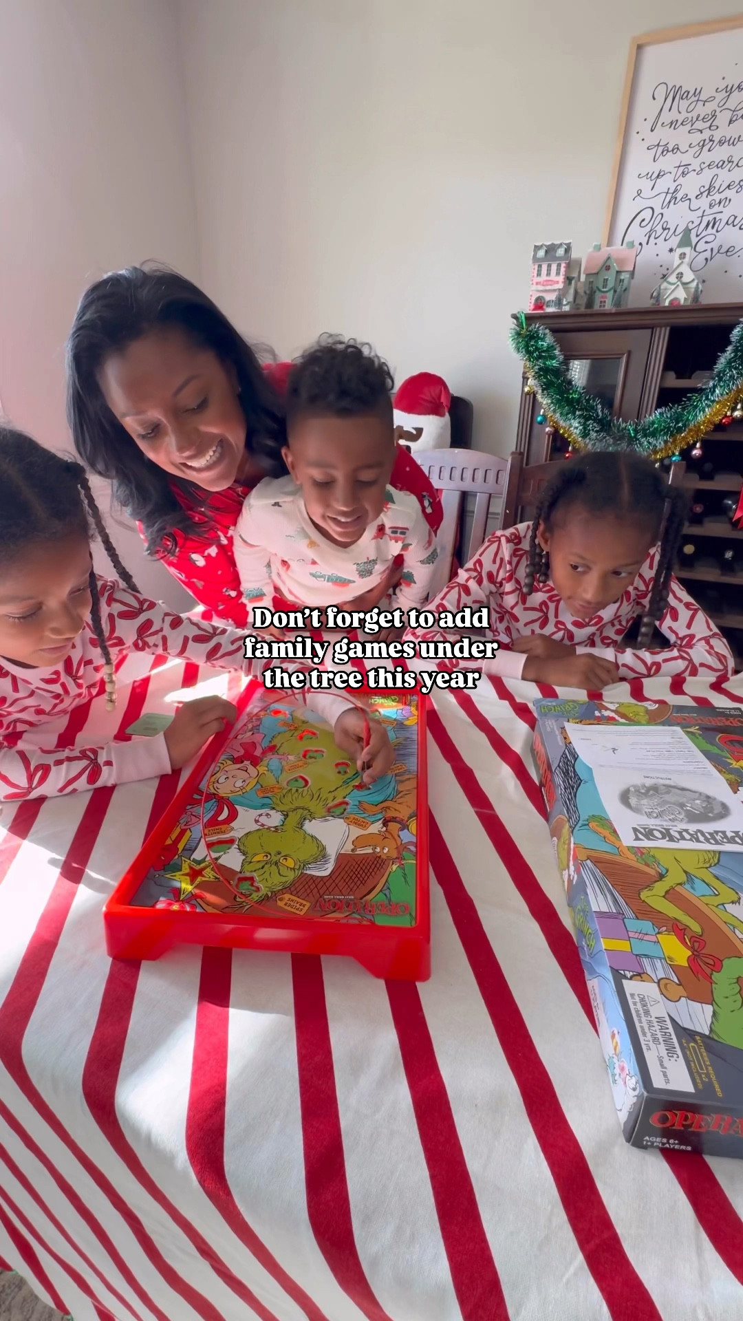 Can confirm that Grinch Operation is 1000x more fun that the original 😂😅 All of the items you pick up are from the song, and I can confirm that a “seasick crocodile” and “nasty wasty skunks” are pretty difficult to remove LOL! @walmart has so many exclusive games like this, and toys right now, and they’re the perfect (affordable) gift for multiple kids or an entire family to enjoy! #walmartpartner #walmarttoys

#LTKKids #LTKGiftGuide #LTKFamily