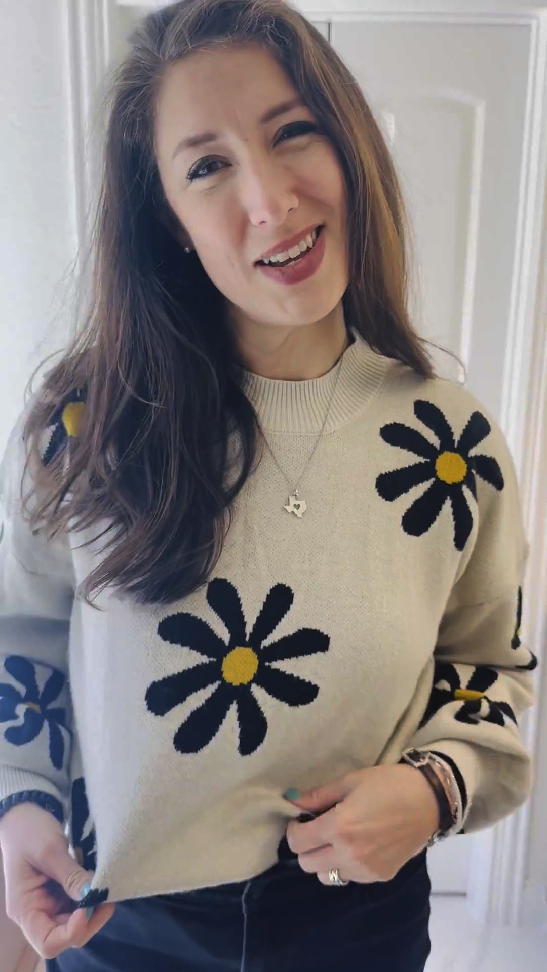 I’m excited to share some of my favorite outfits, workwear, activewear, along with vacation dresses, swim, swimsuits, and more please follow and subscribe for update updates. DM me for sweater link, I hope to link soon from Amazon!  
5’10”
38D
Large
10–12

#LTKBeauty #LTKdayinmylife #LTKmomlife