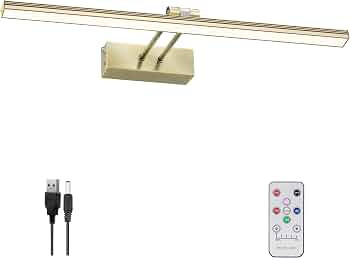 FUNCHDAY Picture Light,5000mAh Battery Operated Picture Light for Wall,Wireless Remote Painting L... | Amazon (US)