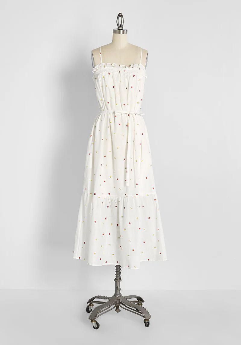 The Ladybugs' Picnic Tiered Midi Dress | ModCloth