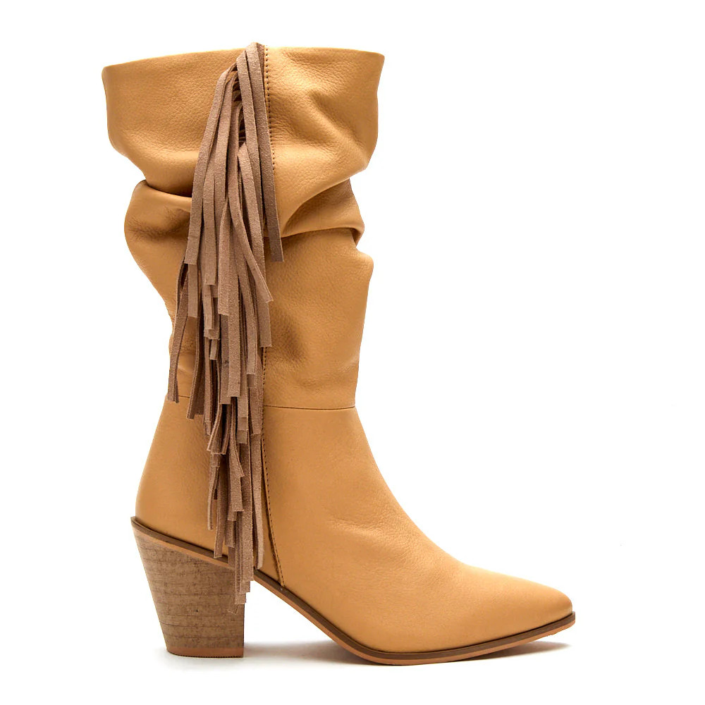 Brin Fringed Mid-Calf Boot | Matisse Footwear