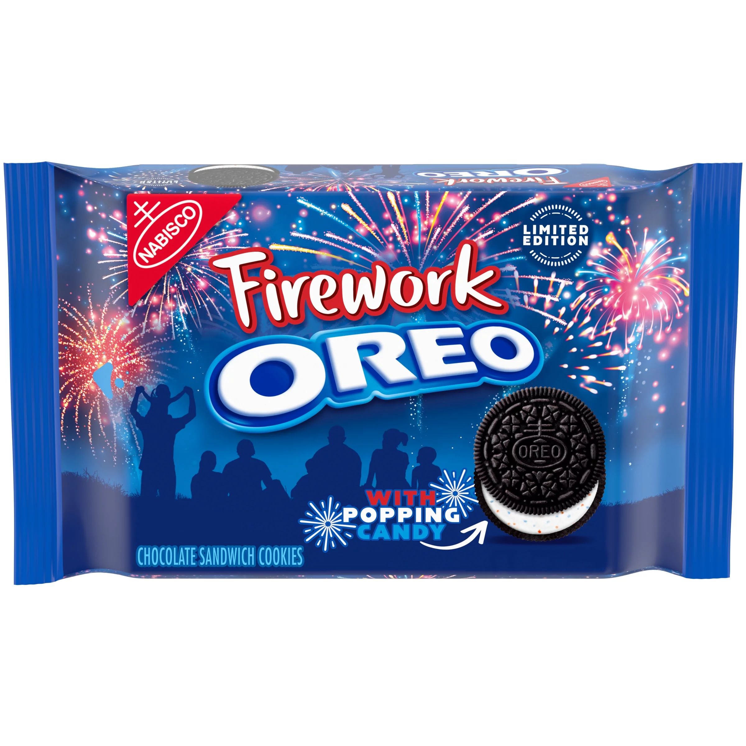 OREO Firework Chocolate Sandwich Cookies with Popping Candy, Limited Edition, 12.2 oz - Walmart.c... | Walmart (US)