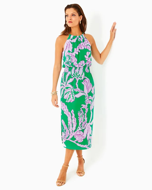 Gracelyn Halter Midi Dress | Lilly Pulitzer