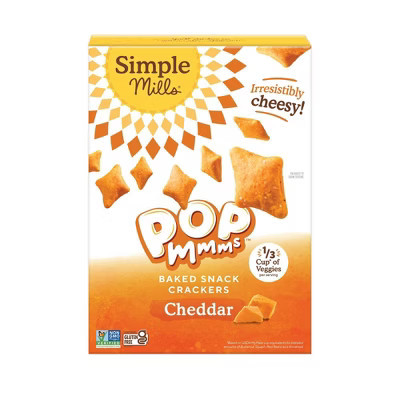 Simple Mills Cheddar Pop Mmms - 4oz | Target
