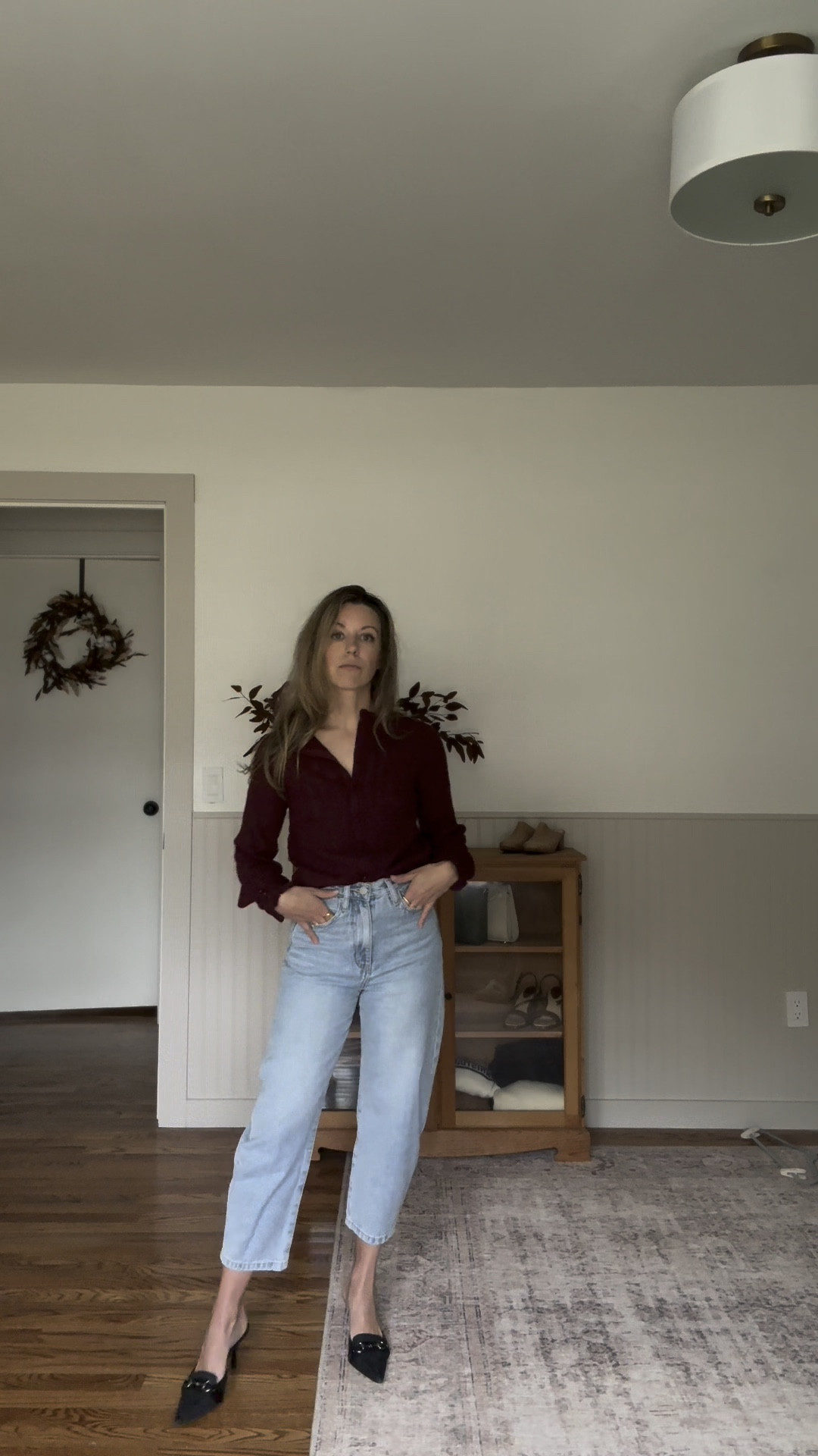 A light sweater and barrel leg jeans - match made in autumn heaven 

#LTKVideo #LTKSeasonal #LTKStyleTip