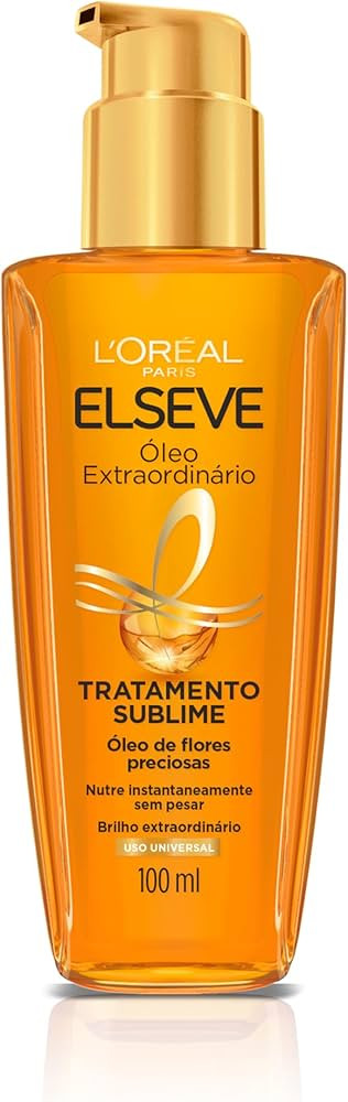L'Oréal Paris Elseve Óleo Finalizador Óleo Extraordinário, Anti Frizz, Protetor Térmico, 100... | Amazon (BR)