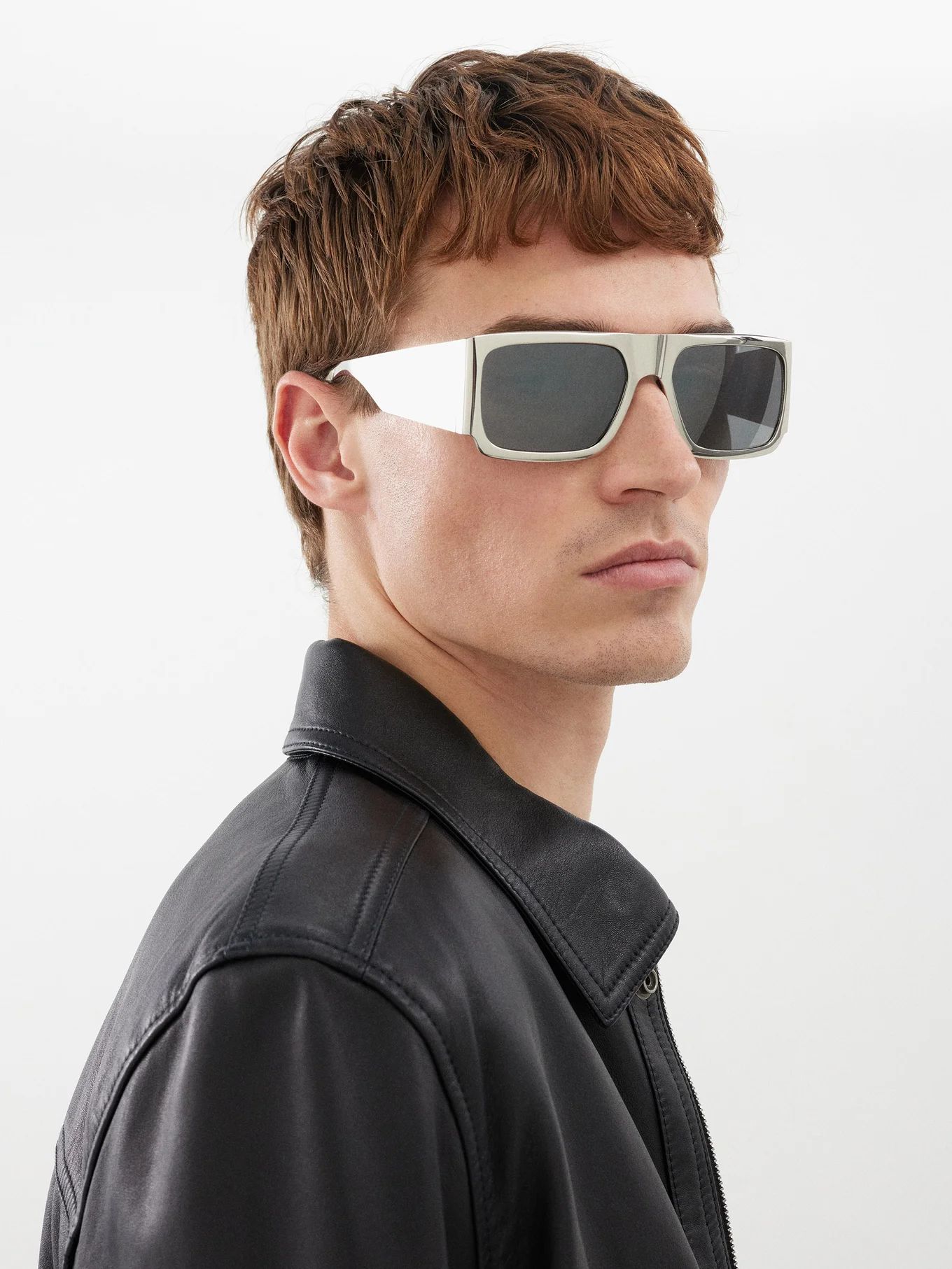 D-frame metal sunglasses | Saint Laurent | Matches (US)