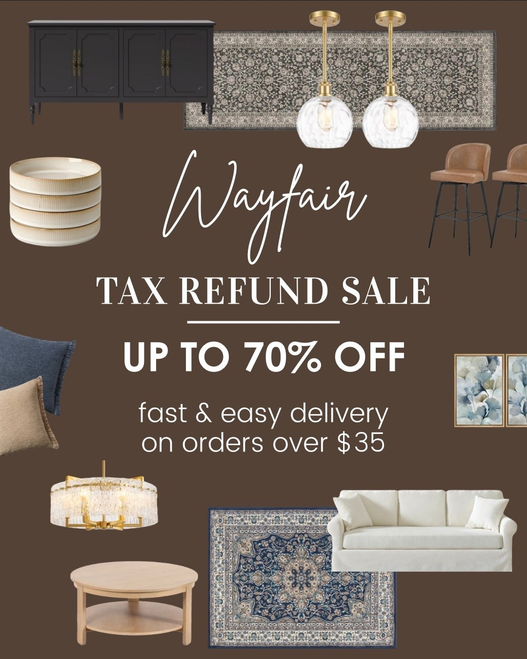 Refresh your home during Wayfair’s Tax Refund Sale! Shop my living room and kitchen finds from IG stories here 🛒🛍️ Take up to 70% off, plus fast & easy delivery on orders over $35!

#homedecor #homedesign #homestyling #livingroom #kitchen #decor #sale #salealert
#Wayfair #WayfairPartner #ad @Wayfair  

#LTKSaleAlert #LTKHome