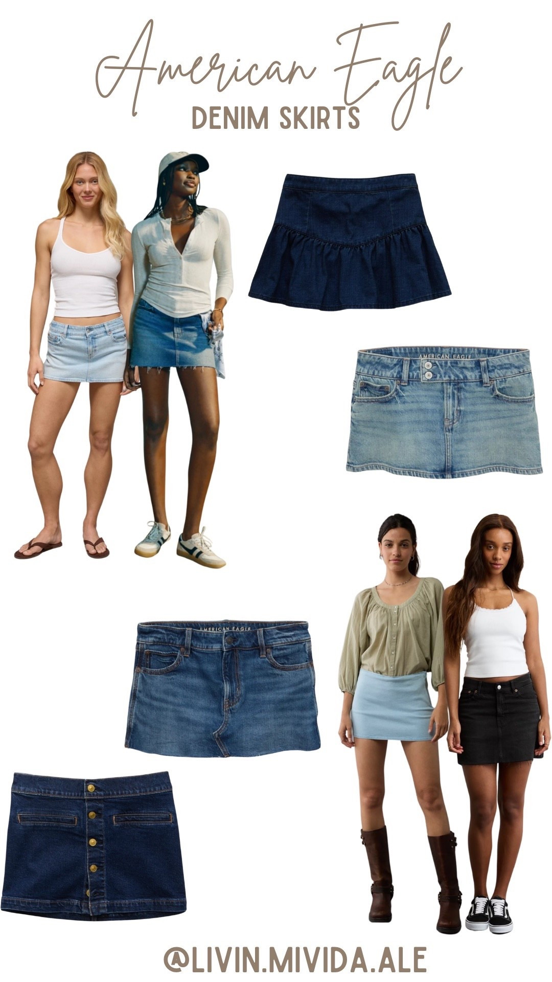 Denim skirts 👌🏼

#americaneagle #skirt #women

#LTKootd #LTKSeasonal #LTKTravel