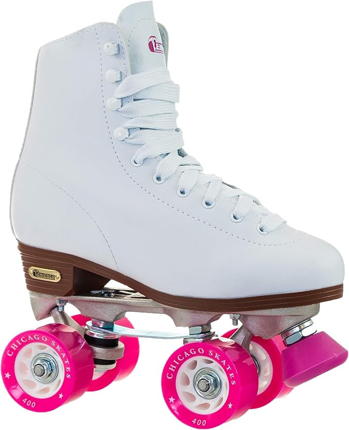 Chicago Women's Classic Roller Skates - Premium White Quad Rink Skates | Amazon (US)