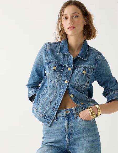 Classic denim jacket under $100!

#LTKstyletip #LTKsalealert #LTKfindsunder100