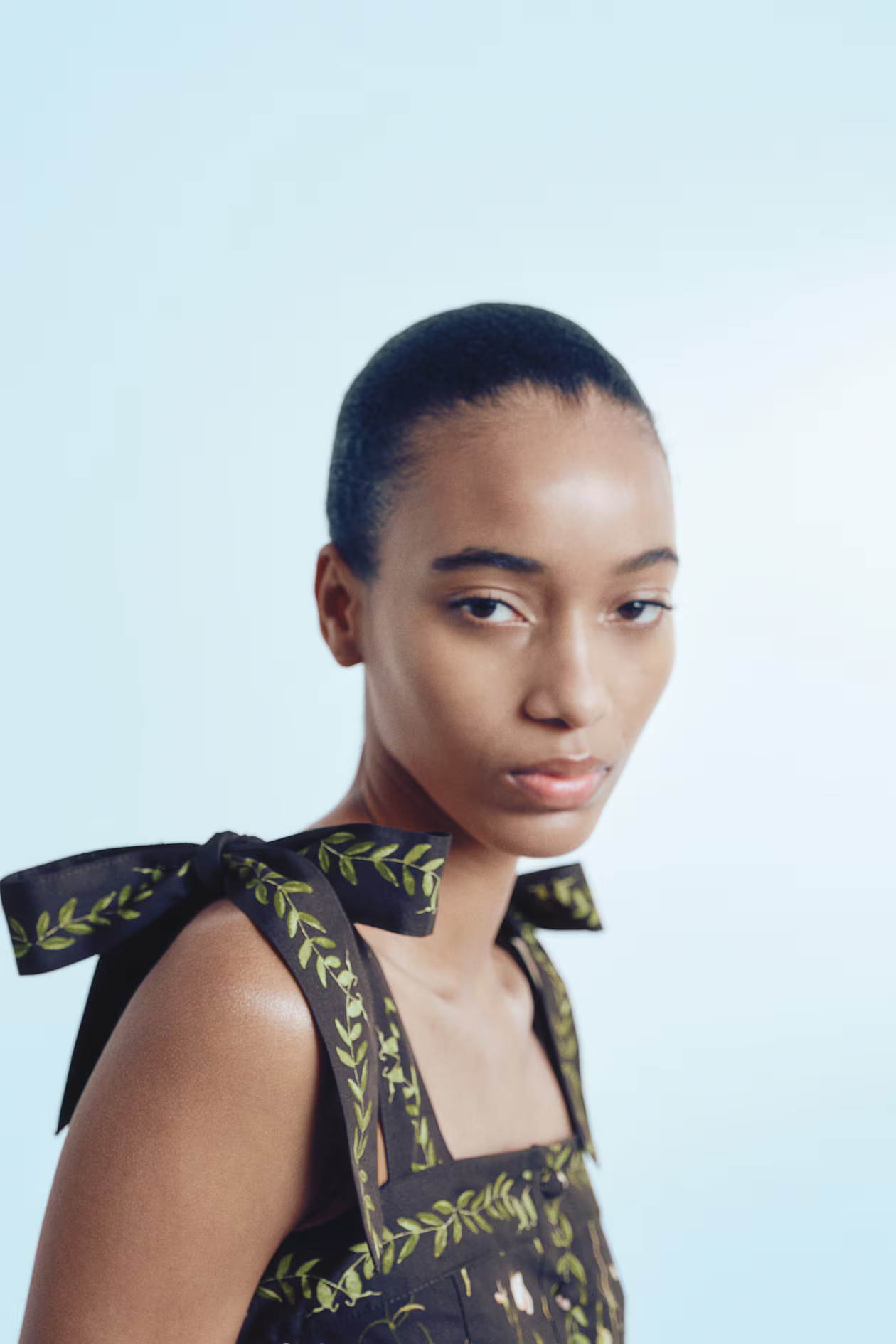 Tie-strap cotton dress | H&M (US + CA)