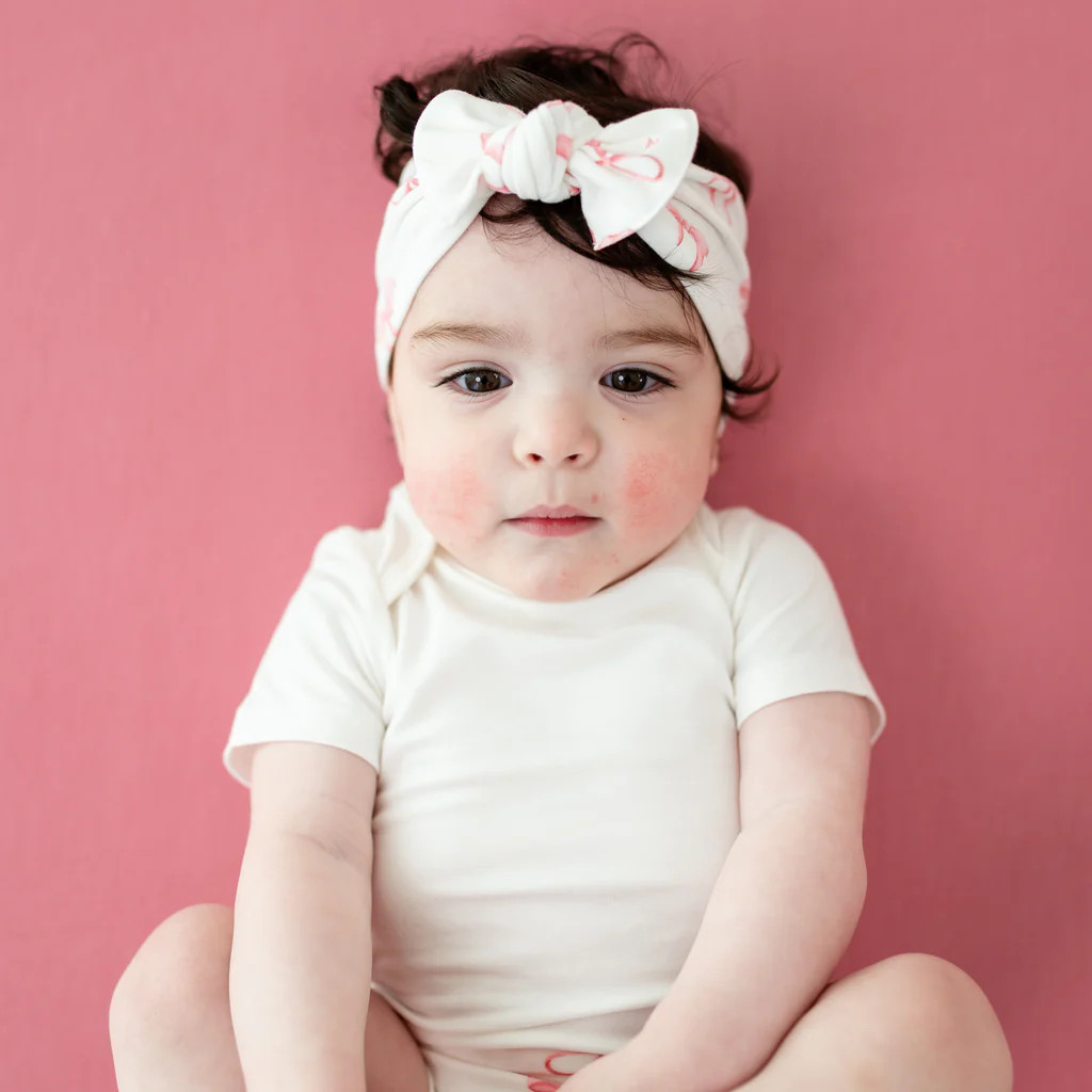 Knotted Bow Headband in Bow | Kyte Baby