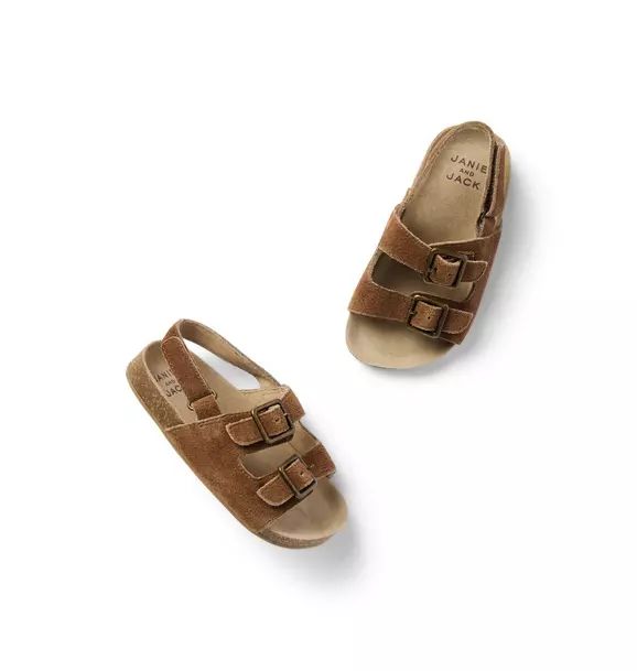 Leather Buckle Sandal | Janie and Jack