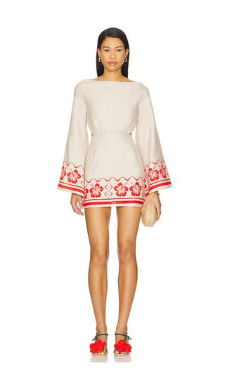 SEVEN WONDERS Isla Mini Dress in Cream. - size M | Revolve Clothing (Global)