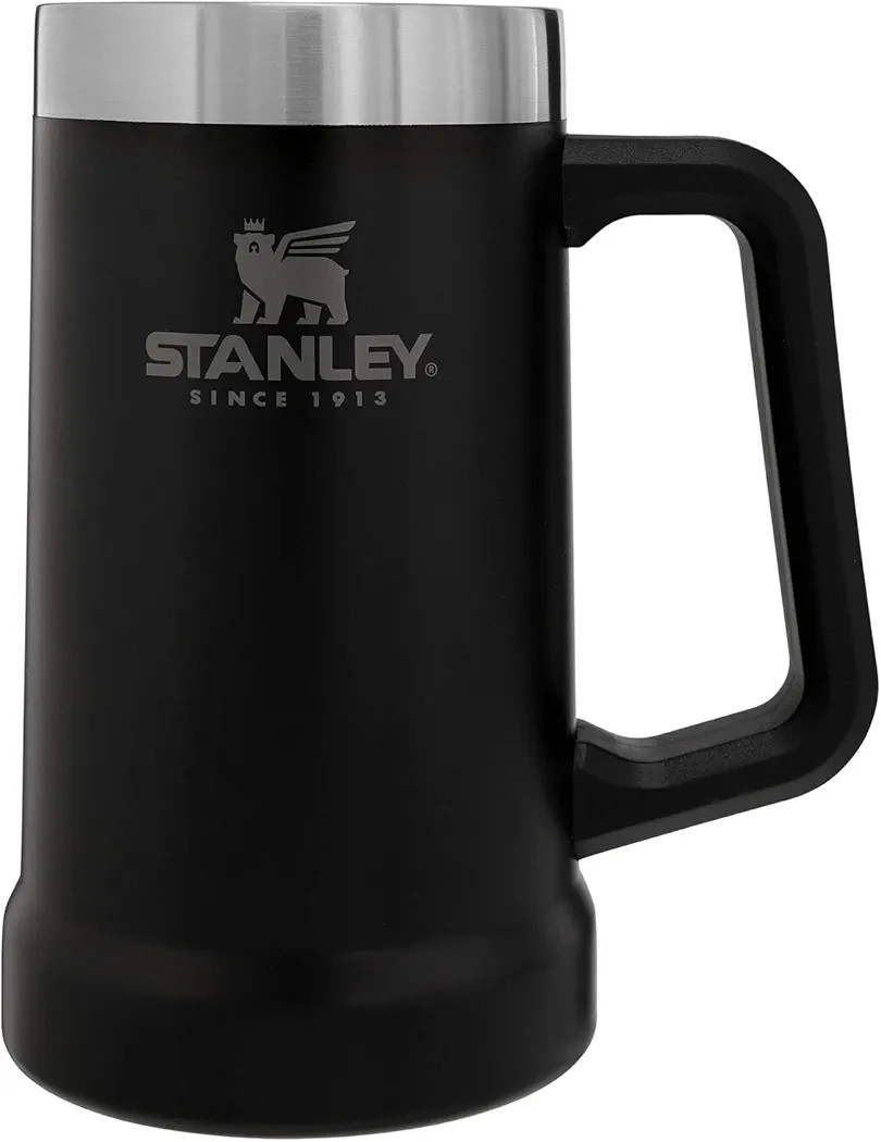 Stanley Classic Beer Stein with Big Grip Handle, Beer Party Mug and Tumbler, 24 oz | Amazon (US)