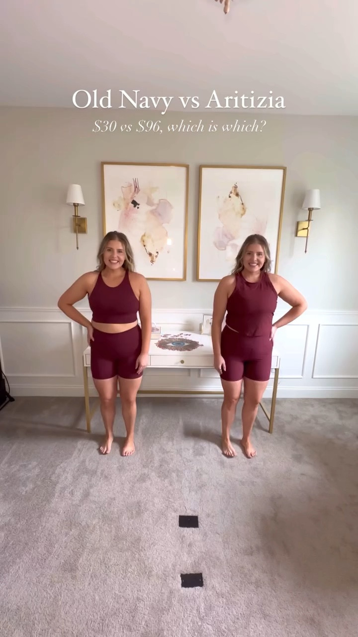 Which side is $30? This color has me so ready for fall weather! I found the Aritzia set first and then was determined to find a more affordable option for us!

Comment ♥️ and I’ll send you a dm with the link to both of these sets!

#matchingset #aritizia #oldnavystyle #oldnavy #activewearstyle #ltkfit