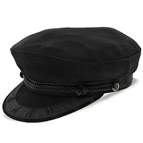 Dobbs Greek Fisherman Black Greek Fisherman Hat 100% Wool | Fashionable Inc