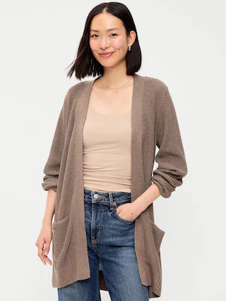 Longline Open-Front Wrap | Old Navy (US)