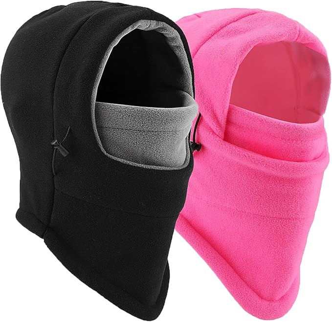 YQXCC Kids Winter Hats Balaclava Ski Mask Windproof Warm Adjustable with Fleece Lining Hat for Bo... | Amazon (US)