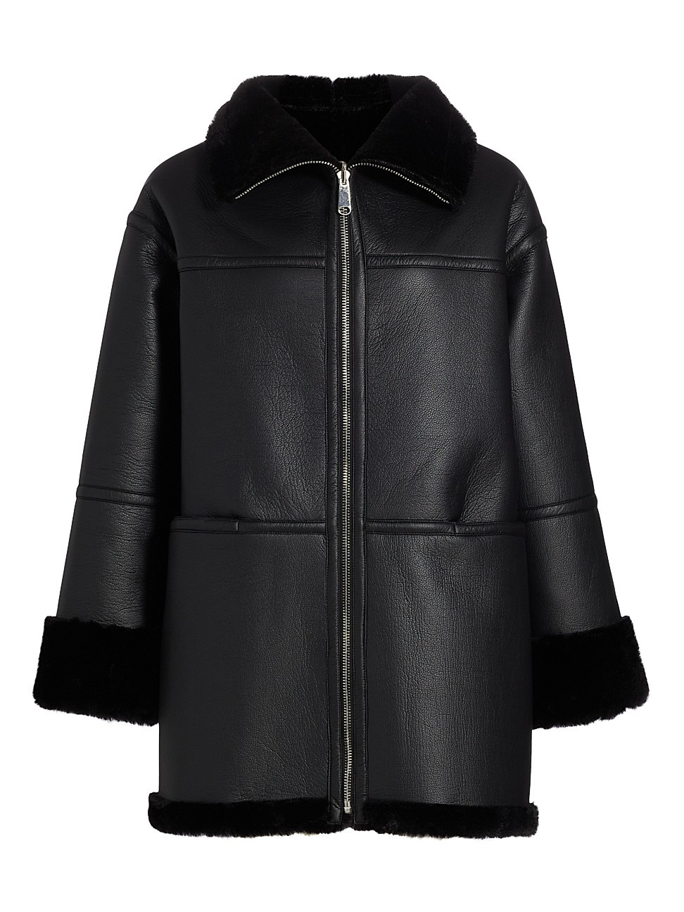 Women's Ally Faux Leather & Fur Coat - Black - Size XL | Saks Fifth Avenue